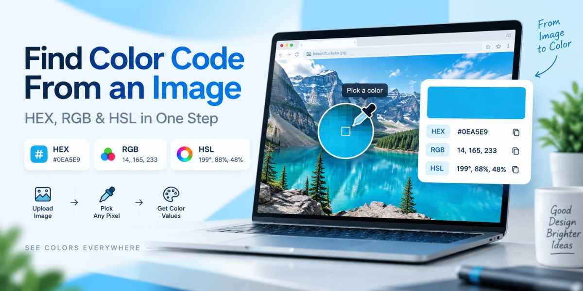 How to Find Color Code From an Image (hex, Rgb and Hsl in One Step)