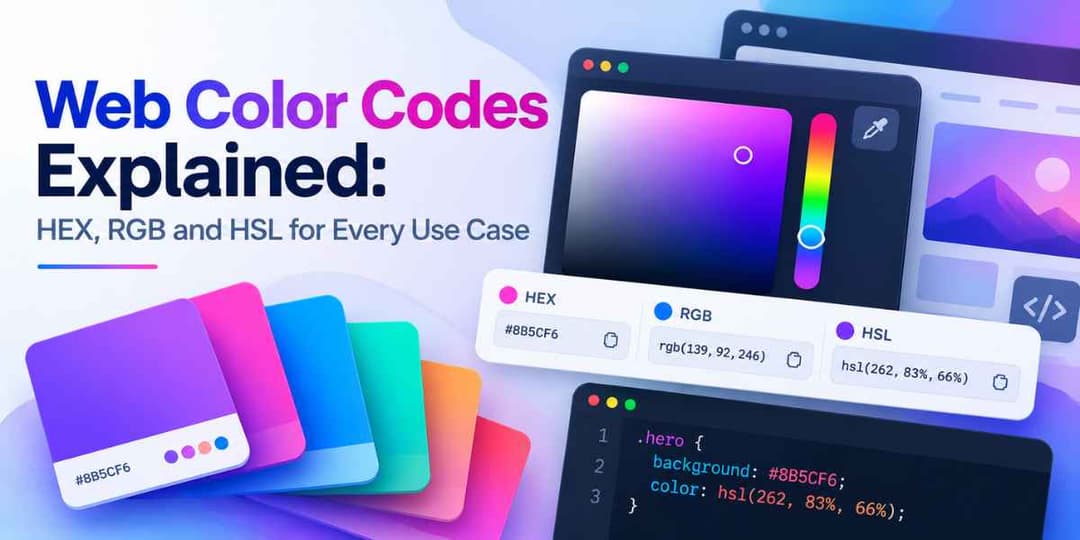Web Color Codes Explained Hex, Rgb & Hsl Guide
