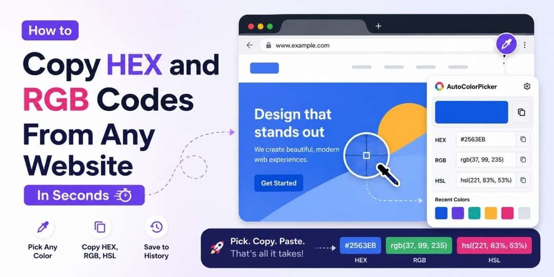 Copy Color Code From Website