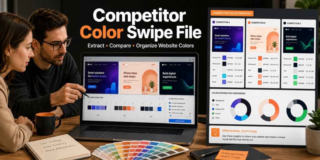 Website Color Extractor Build a Competitor Swipe File
