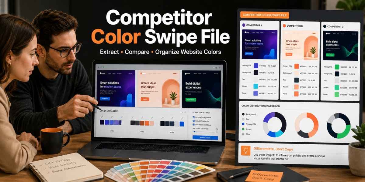 Website Color Extractor Build a Competitor Swipe File
