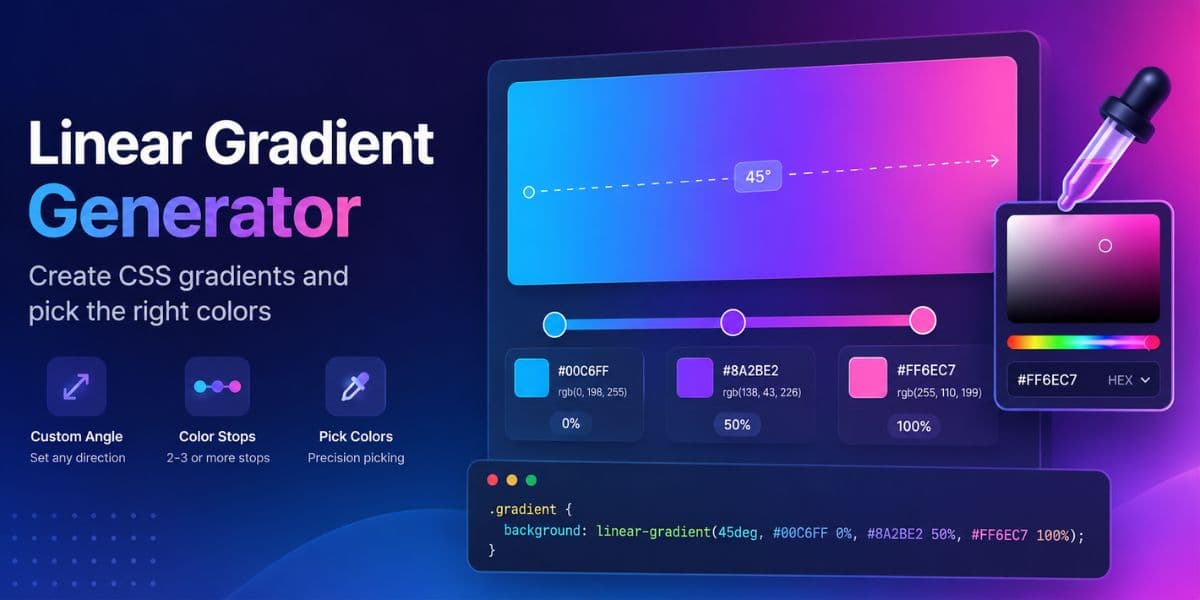 Linear Gradient Generator Create CSS Gradients