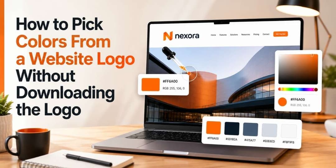 How to Pick Colors From a Website Logo Without Downloading 