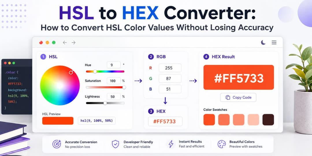 Hsl to Hex Converter Convert Hsl Colors Accurately